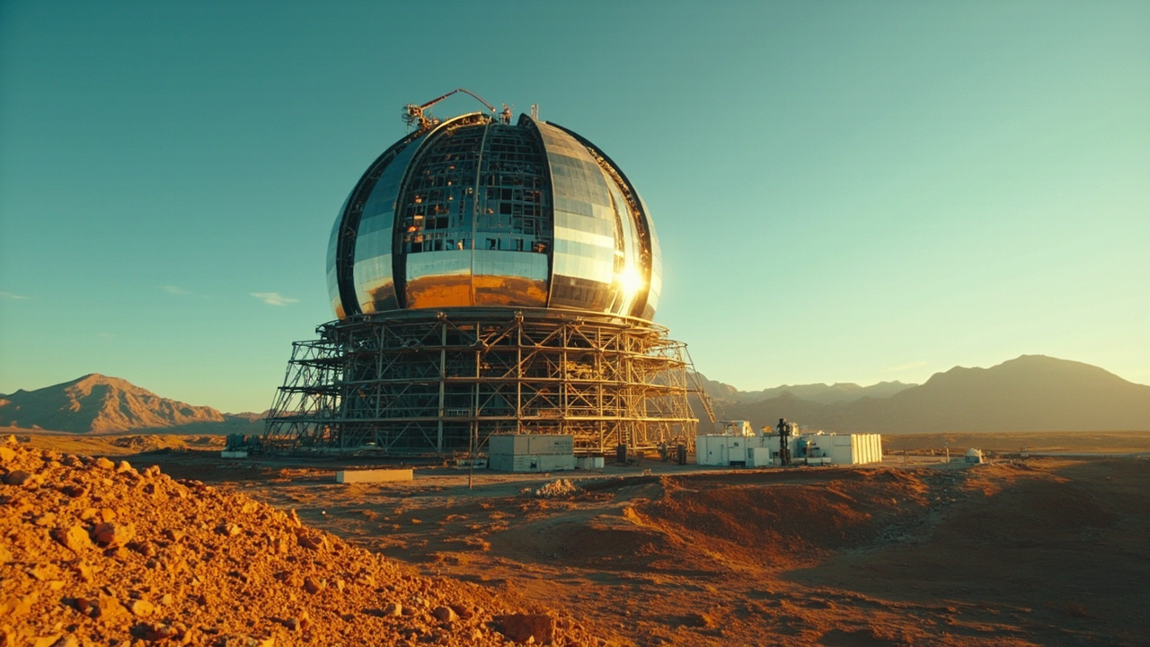 Giant dome to house world's largest telescope mirror nears completion