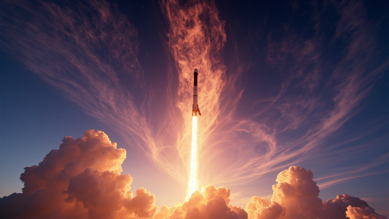 SpaceX Falcon 9 rocket plume blossoms over Florida | Space photo of the day for Feb. 18, 2026