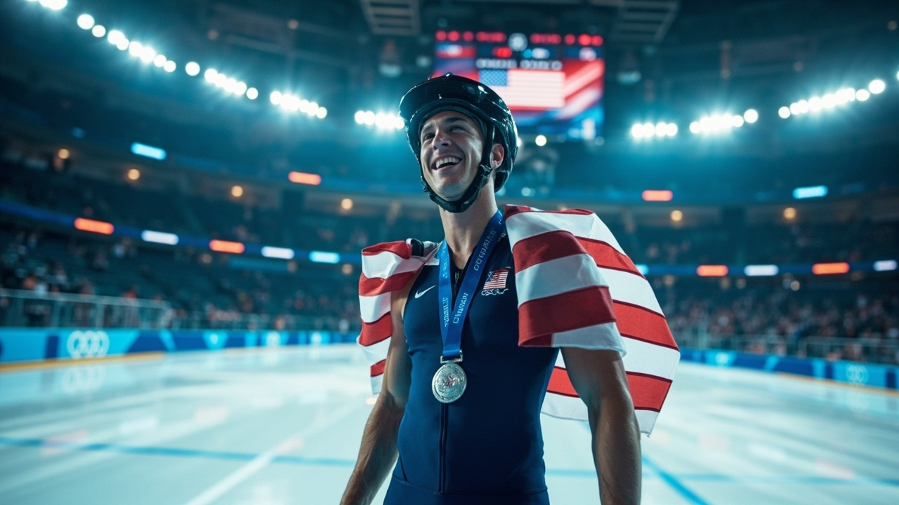 Jordan Stolz wins 1500m silver for third Olympic medal